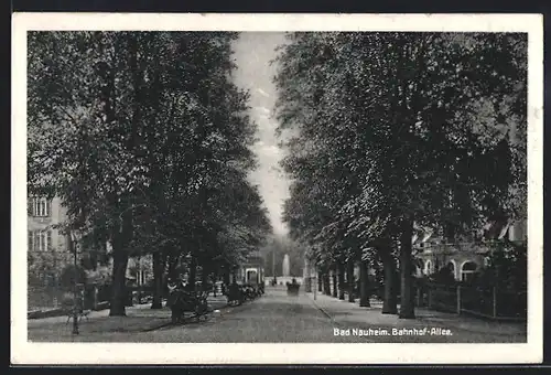 AK Bad Nauheim, Bahnhof-Allee