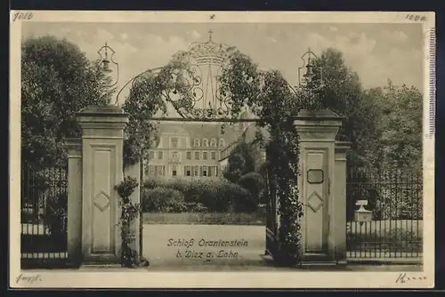 AK Diez, Eingang zum Schloss Oranienstein