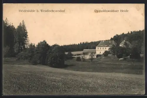 AK Wendischcarsdorf / Dippoldiswaldaer Heide, Gasthaus zur Heidemühle