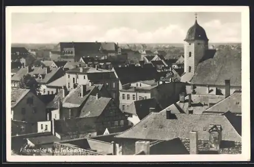AK Finsterwalde / N.-L., Teilansicht aus der Vogelschau
