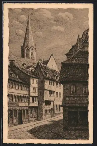 AK Aschaffenburg / Main, am Scharfeck