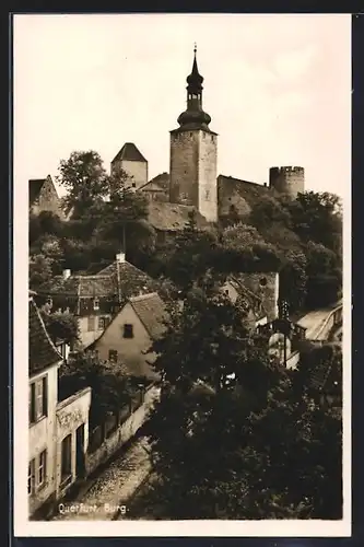 AK Querfurt, Blick zur Burg