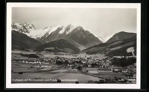 AK Trofaiach, Gesamtansicht mit Reichenstein und Polster