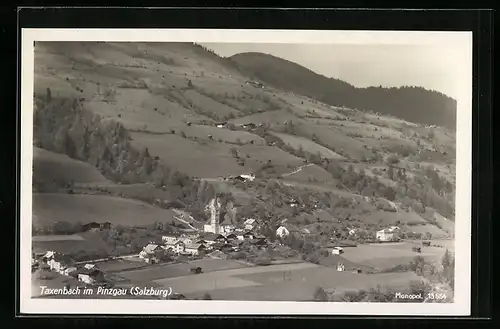 AK Taxenbach im Pinzgau, Blick auf die Kirche im Ort