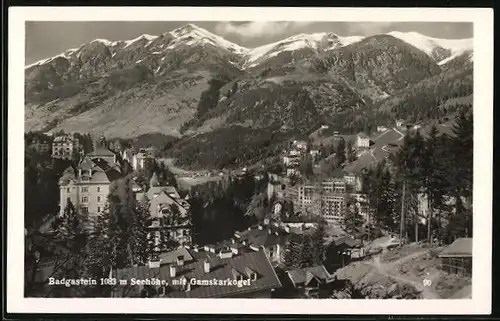 AK Badgastein, Ortstotale gegen den Gamskarkogel