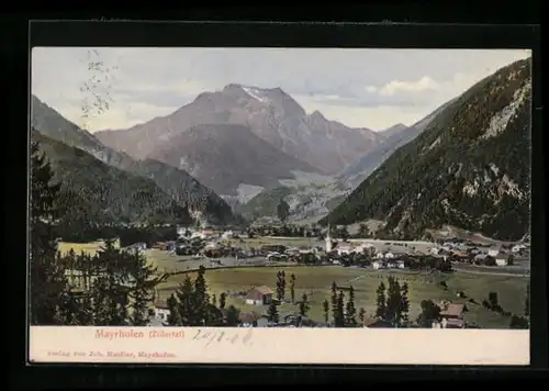 AK Mayrhofen, Gesamtansicht im Zillertal