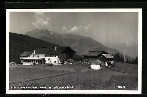 AK Götzens, der Alpengasthof Adelshof