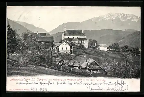 AK St. Corona, Teilansicht mit dem Panorama