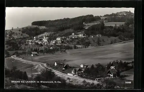 AK Brand bei Laaben im Wienerwald, an der Strasse in die Ortschaft