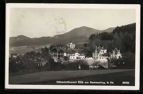 AK Küb am Semmering, Ortstotale