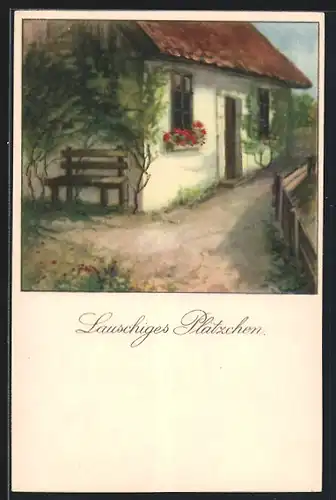 Künstler-AK Meissner & Buch (M&B) Nr. 2399: hübsches Bauernhaus