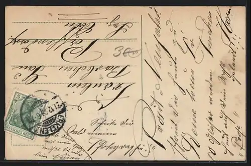 Foto-AK BNK 32697 /3: Junge Damen mit Kalenderblatt 1, Prosit Neujahr!