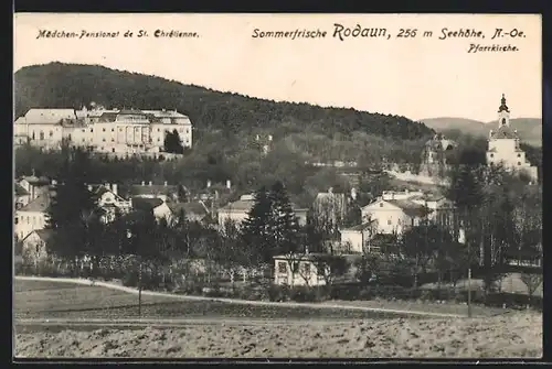 AK Wien-Rodaun, Mädchen-Pensionat der St. Chrétienne