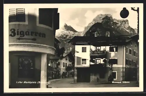 AK Salzburg, Lofer Marktplatz
