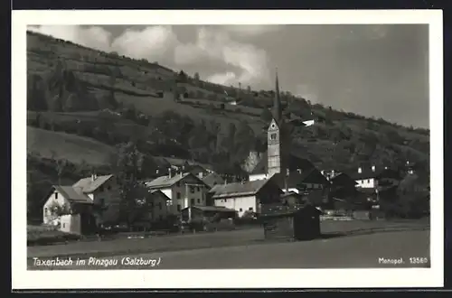 AK Taxenbach im Pinzgau, Blick zur Kirche