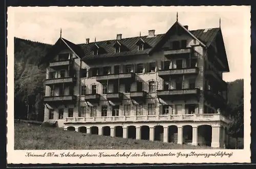 AK Krimml, Erholungsheim Krimmlerhof der Privatbeamten Graz-Oberpinzgau