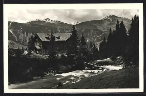 AK Krimml / Oberpinzgau, Alpengaststätte und Pension zum 2. Wasserfall