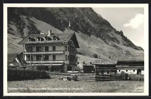 AK Ferleiten / Fuschertal, Alpengaststätte Tauernhof