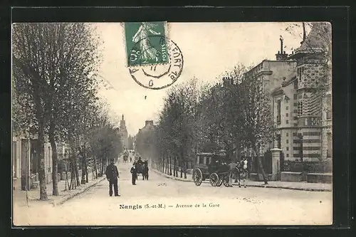 AK Nangis, Avenue de la Gare