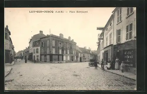 AK Lizy-sur-Ourcq, Place Harrouard