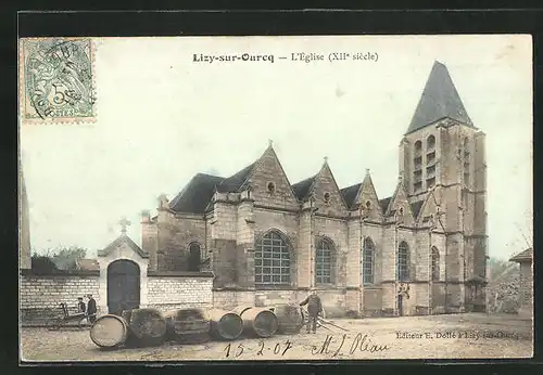 AK Lizy-sur-Ourcq, L`Église XIIe siècle