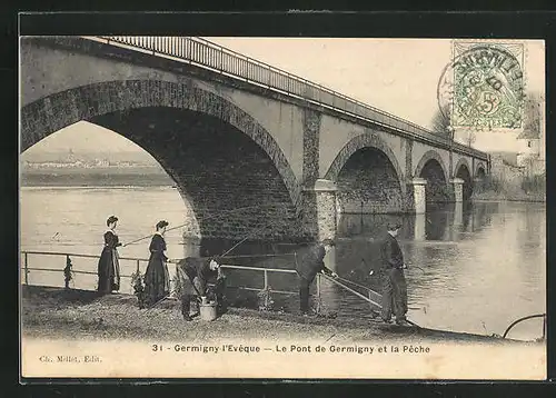 AK Germigny-l`Evêque, le Pont de Germigny et la Pêche