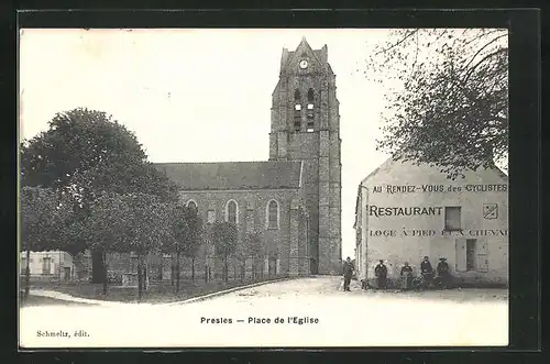 AK Presles, Place de l`Eglise