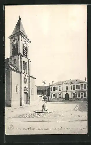 AK Dammarie-les-Lys, Place de la Mairie