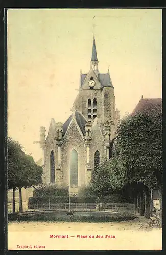 AK Mormant, Place du Jeu d'eau