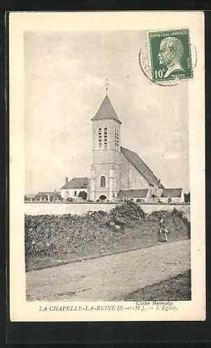 AK La Chapelle-la-Reine, l'Eglise