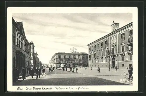 AK Bari, Corso Vittorio Emanuele Palazzo di Citta e Prefettura