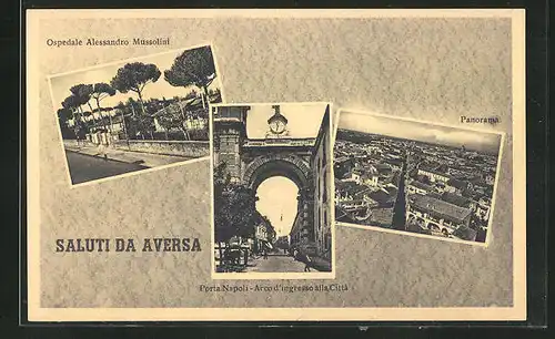 AK Aversa, Porta Napoli, Arco d'ingresso alla Città