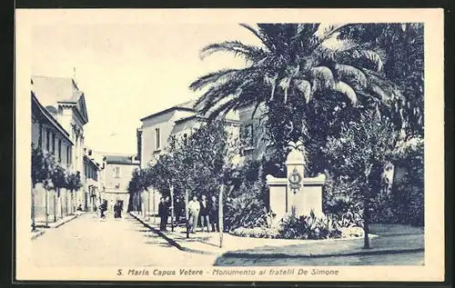 AK San Maria Capua Vetere, Monumento ai fratelli De Simone