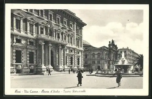 AK Bari, Via Cavour, Banca d'Italia, Teatro Petruzzelli