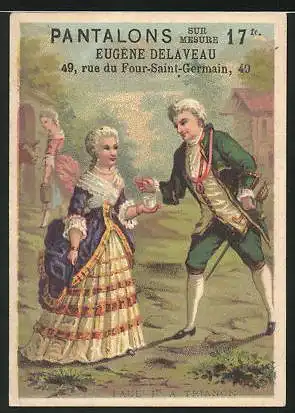 Kaufmannsbild Four-Saint-Germain, Pantalons Eugène Delaveau, Paul Ier à Trianon