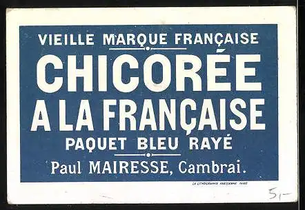 Sammelbild Chicoree a la Francaise Paul Mairesse, En Italie, Gondel