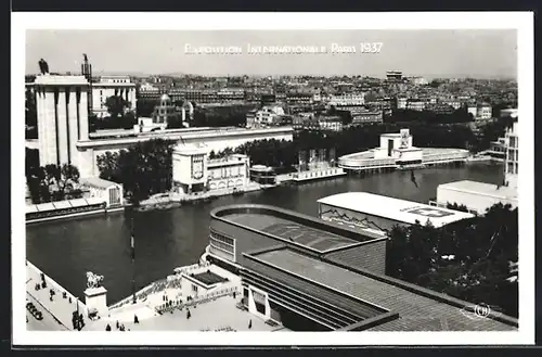 AK Paris, Exposition internationale 1937, Vue d`Ensemble prise de la Tour Eiffel