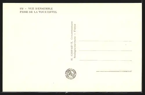 AK Paris, Exposition internationale 1937, Vue d`Ensemble prise de la Tour Eiffel