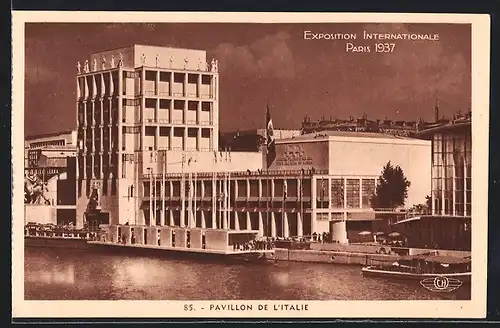 AK Paris, Exposition internationale 1937, pavillon de l`Italie