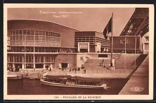 AK Paris, Exposition internationale 1937, pavillon de la Belgique
