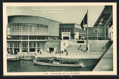 AK Paris, Exposition internationale 1937, Pavillon de la Belgique