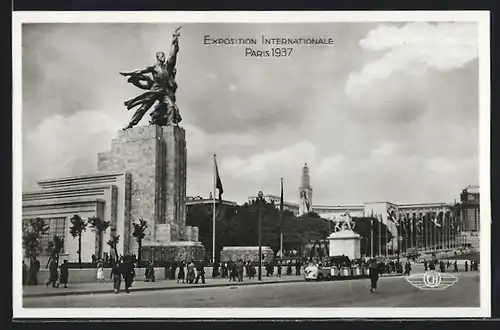 AK Paris, Exposition internationale 1937, Pavillon de L` U.S.S.R.