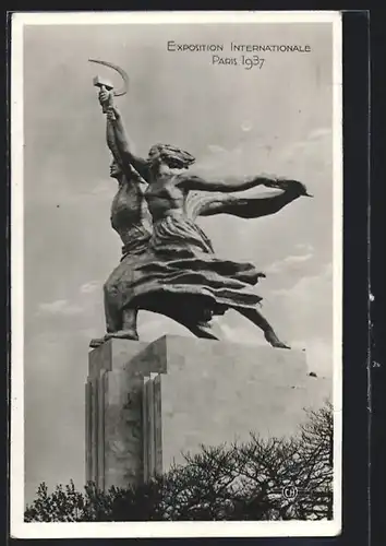 AK Paris, Exposition internationale 1937, Monument du Pavillon de L`U. R. S. S.