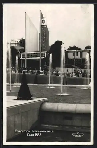 AK Paris, Exposition Internationalew 1937, Pavillon de la Norvege