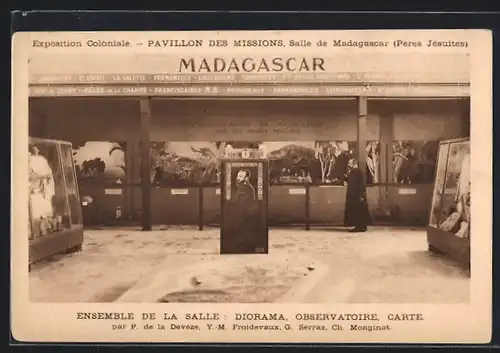 AK Paris, Exposition coloniale internationale 1931, Ensemble de la Salle, Pavillon des Missions, Madagascar