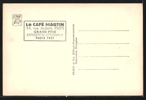 AK Paris, Exposition coloniale internationale 1931, Section tunisienne, Le cafe Maure