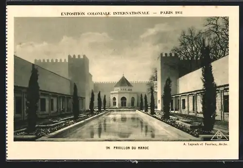 AK Paris, Exposition coloniale internationale 1931, Pavillon du Maroc