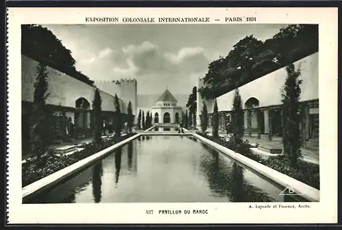 AK Paris, Exposition coloniale internationale 1931, Pavillon du Maroc