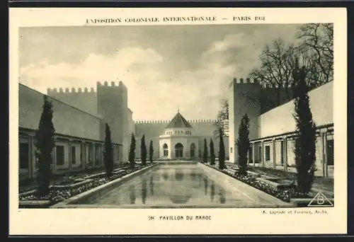 AK Paris, Exposition coloniale internationale 1931, Pavillon du Maroc