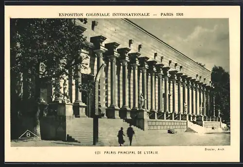 AK Paris, Exposition coloniale internationale 1931, Palais Principal de L`Italie